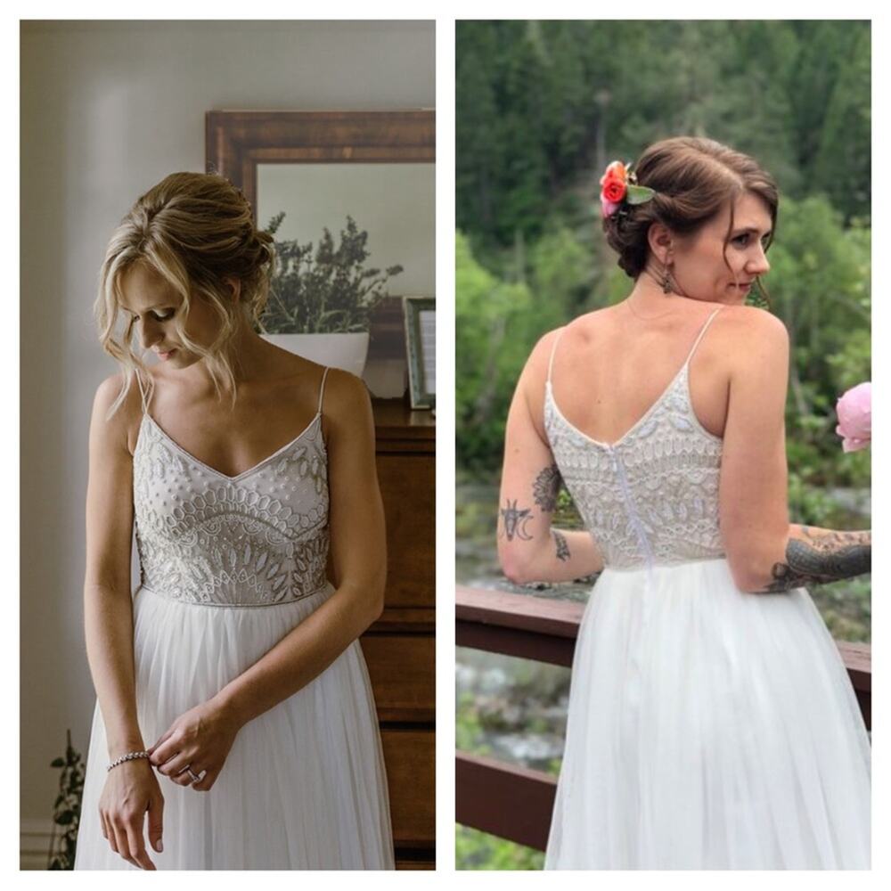 Bhldn Violetta beaded bodice maxi dress - Picture 4 of 12